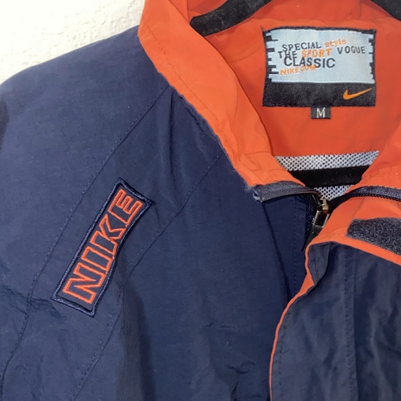 Nike Other - 🦋Rare Vintage 2005 Nike Basketball Men's Navy/Orange  Jacket!